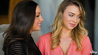 Abigail Mac And Zoey Taylor Host A Wild Pleasure Party With Ass-Licking And More