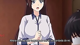 Anime-Tyttö Antaa Suihinoton Ja Saa Creampie Hentai-Videolla