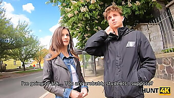 Teenage Man Watches As His Girlfriend Gives Money To Strangers For Sex