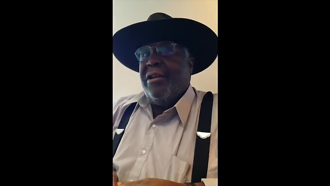 Elderly Black Man'S Reality Show "Jew Game #3": Relax And Enjoy