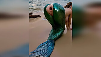 Un Extraño Penetró Vigorosamente A Una Sirena En La Playa, Haciendo Que Su Delicado Ano Se Abría Después De Un Intenso Encuentro Anal Al Aire Libre - Porno Generado Por Ia